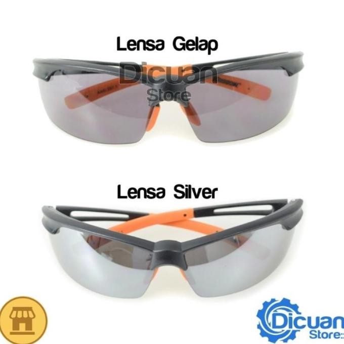 Krisbow Spectacle Safety Glasses With Nosepad / kacamata Pengaman