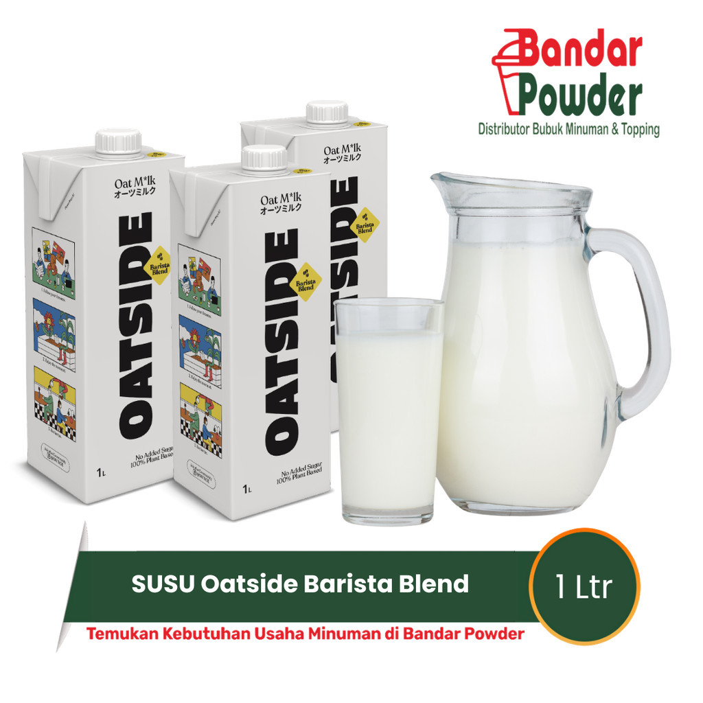 

Oatside Milk Barista Blend 1 Ltr - Susu Oat Milk - Distributor Susu