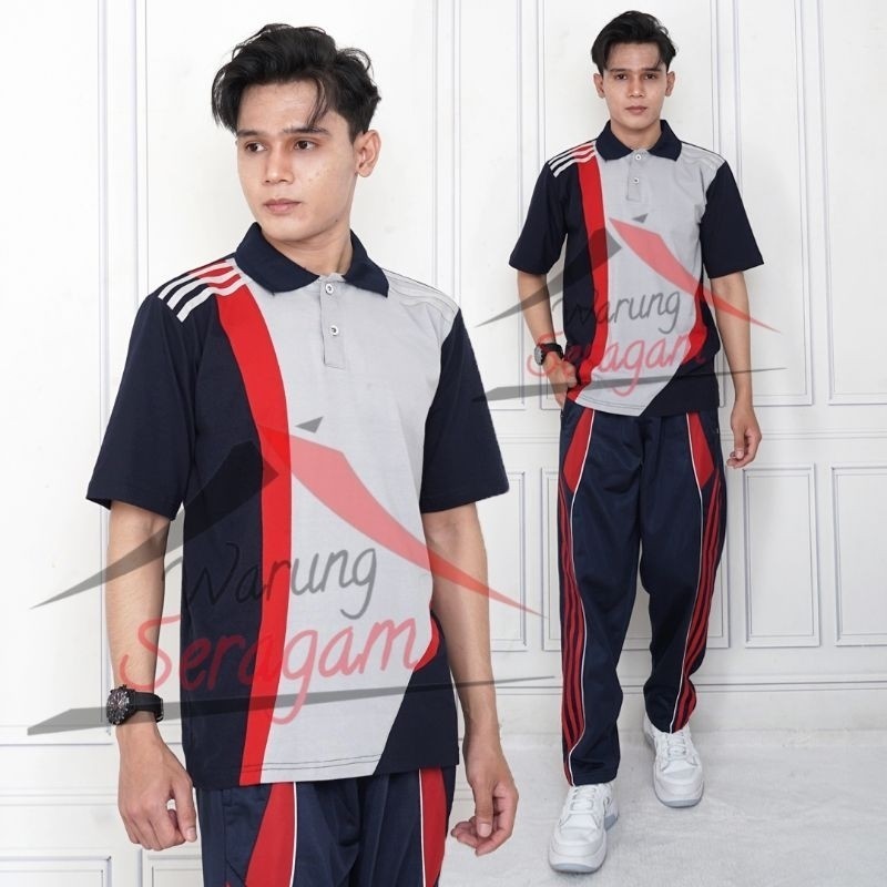Set Olahraga Murah Pakaian Kekinian Jogging Sport / Baju Olahraga Pria 1 Set Training Seragam Bisa W