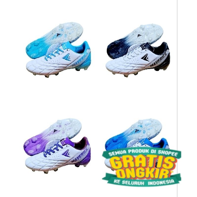 Braja - Sepatu Bola Anak Maverick Stylish In White/ cr7 ronaldo madrid barca