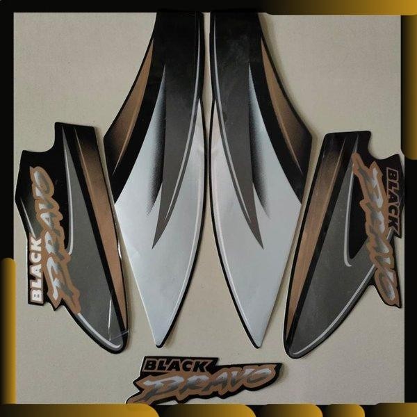 striping suzuki bravo 1996 hitam bravo jet cooled berkualitas termurah