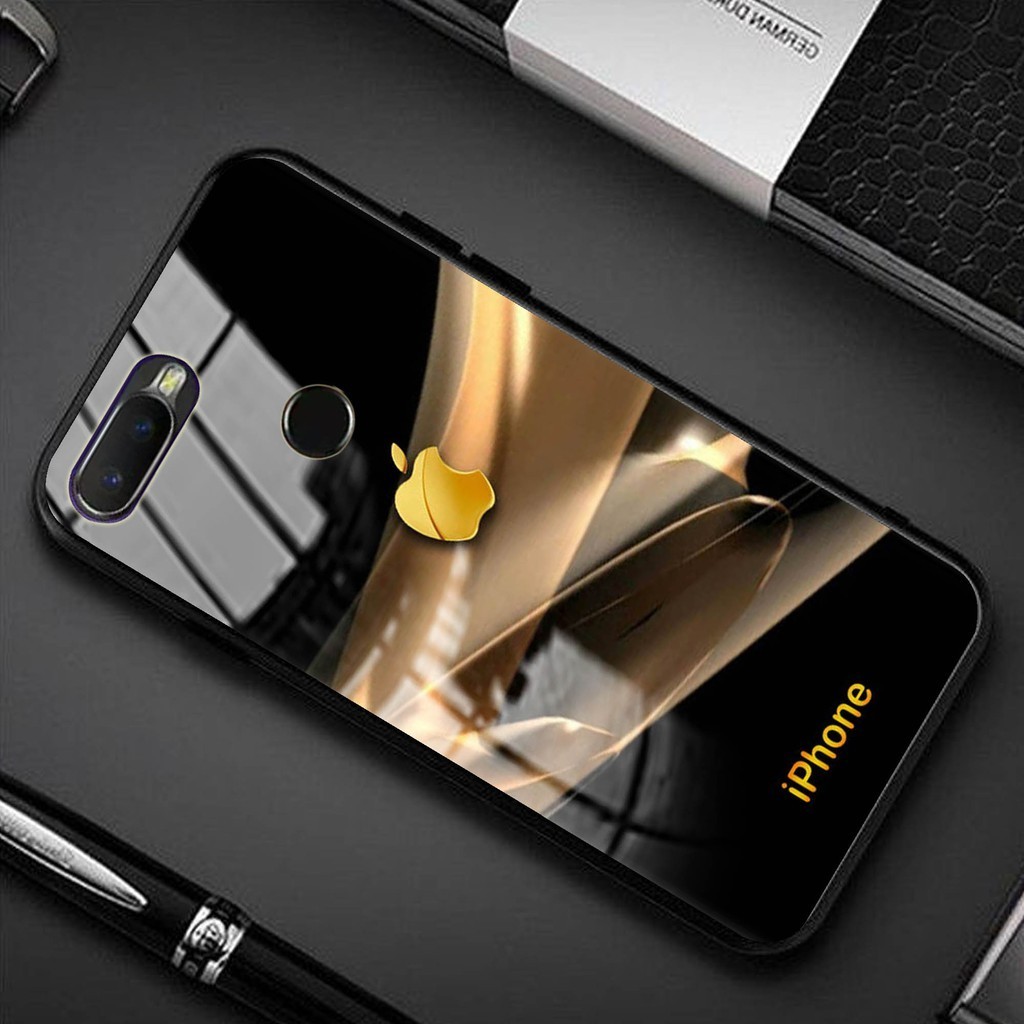 [H02] Case Kaca Oppo A12 A5S A7, Softcase Glass Oppo A12 A5S A7, Case Hp Oppo A12 A5S A7, Case hp Ke