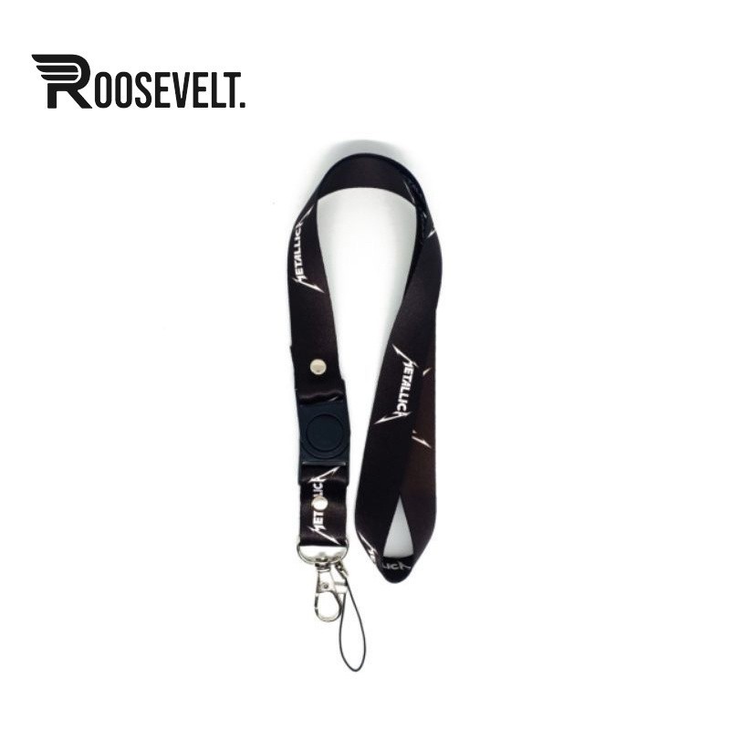 

TALI LANYARD METALLICA / GANTUNGAN KUNCI BAND / GANTUNGAN ID CARD / GANTUNGAN VAPE / NAME TAG big size