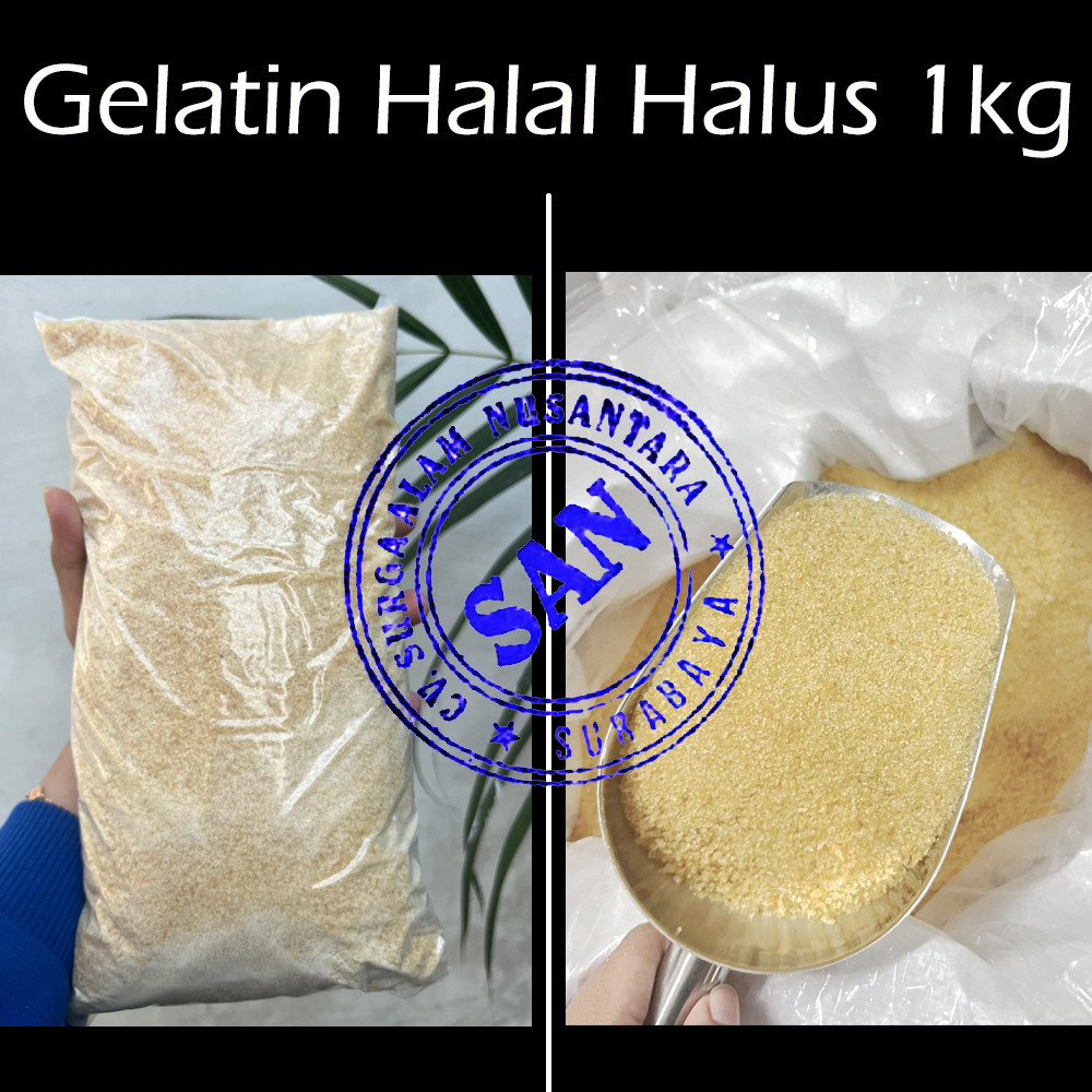 

Gelatin Sapi Halal 1kg