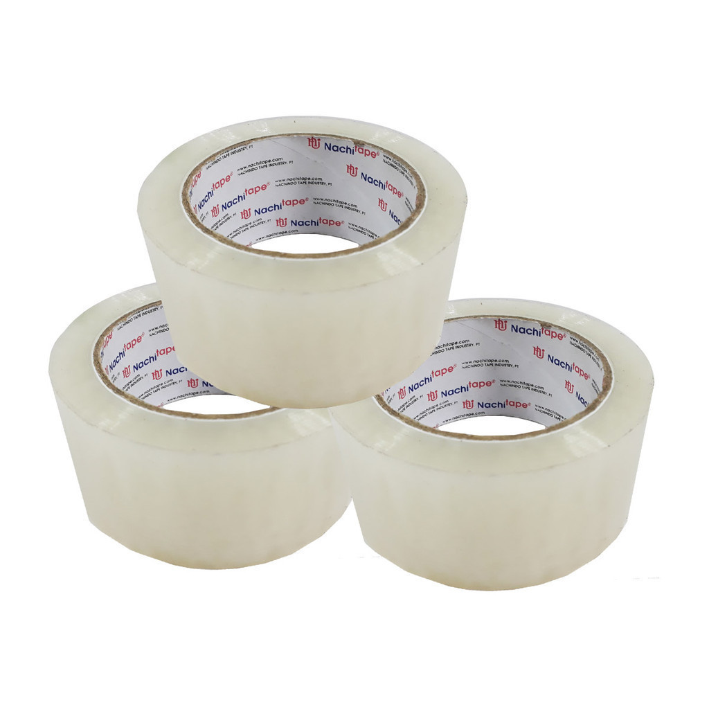 

Nachi Tape 2 inchi 90 yard Lakban Isolasi OPP Packing Bening 48mm