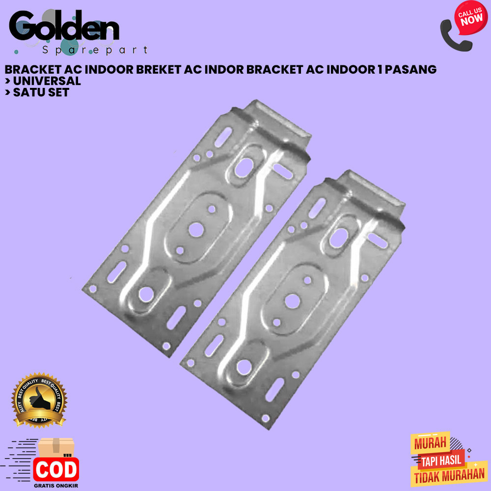 BRACKET AC INDOOR BREKET AC INDOR BRACKET AC INDOOR 1 PASANG (GOLDEN)
