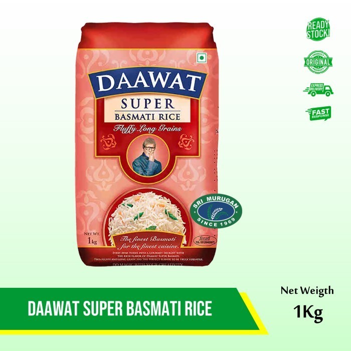 

DAAWAT SUPER BASMATI RICE 1 KG x11