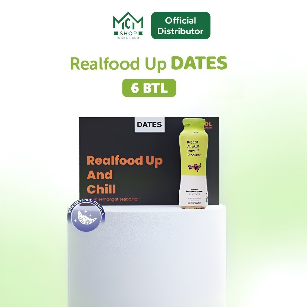 

mcmshop jakarta - Realfood Up Minuman Bird's Nest Drink Mengandung Kurma
