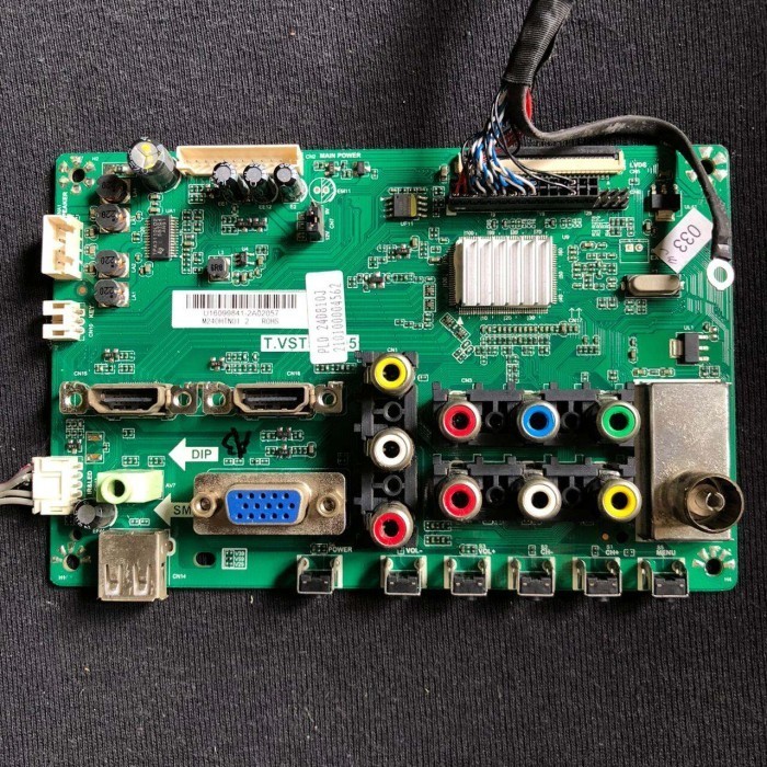 MB mainboard motherboard mesin tv LED Polytron PLD 24D810 - PLD24D810J