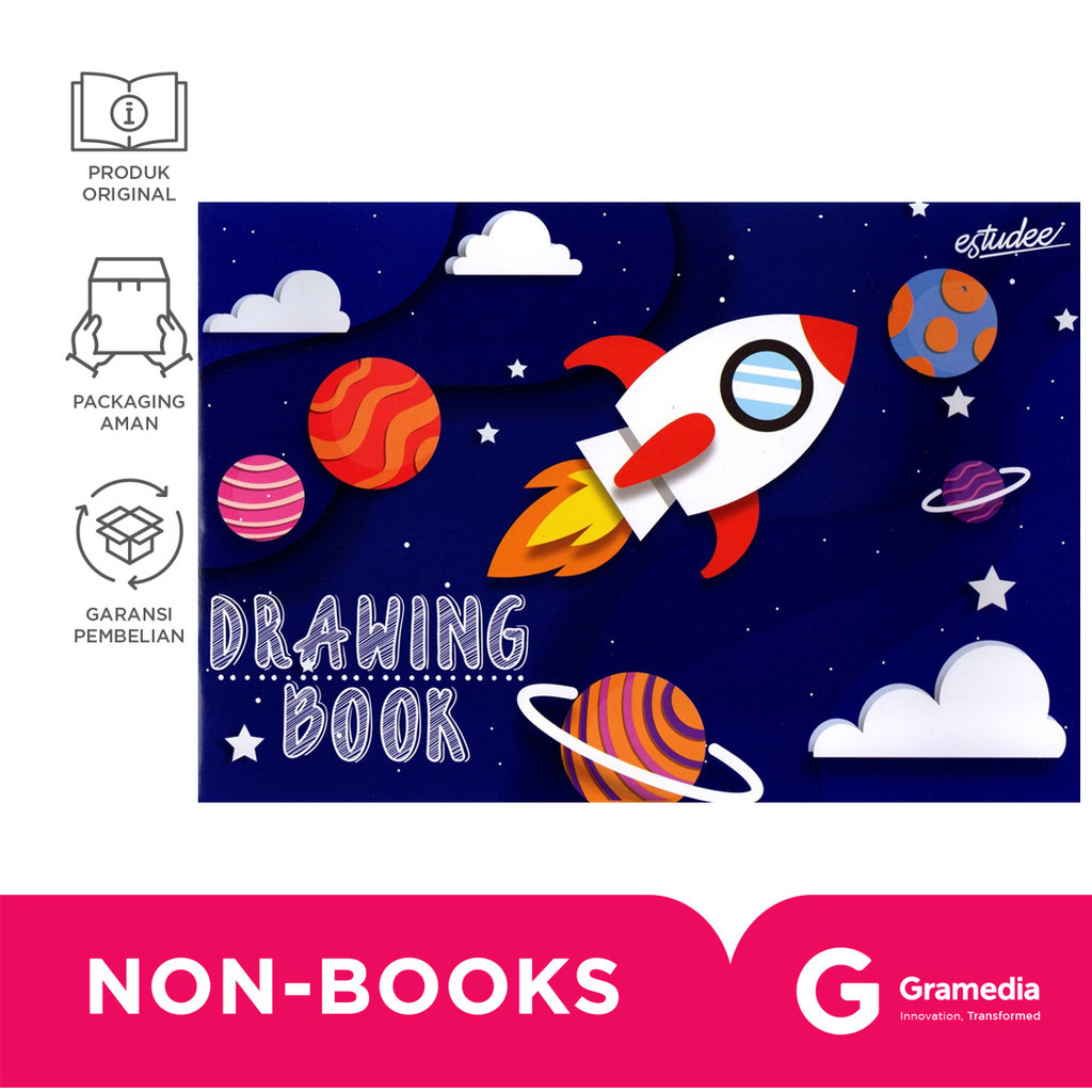 

Estudee Drawing Book A4 J Rocket