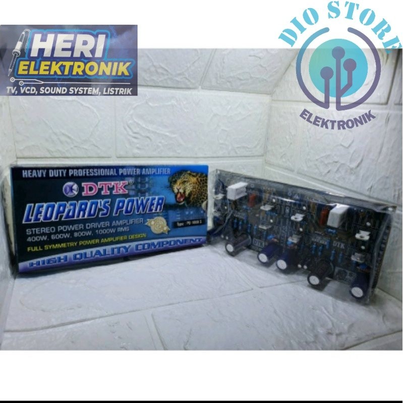 kit DRIVER POWER STEREO Leopard's 400,600,800,1000watt RMS,Merek DTK PD 1000 STEREO