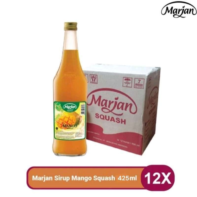 

Marjan Squash Sirup Rasa Mangga 1 Karton (425ml x 12 Botol)