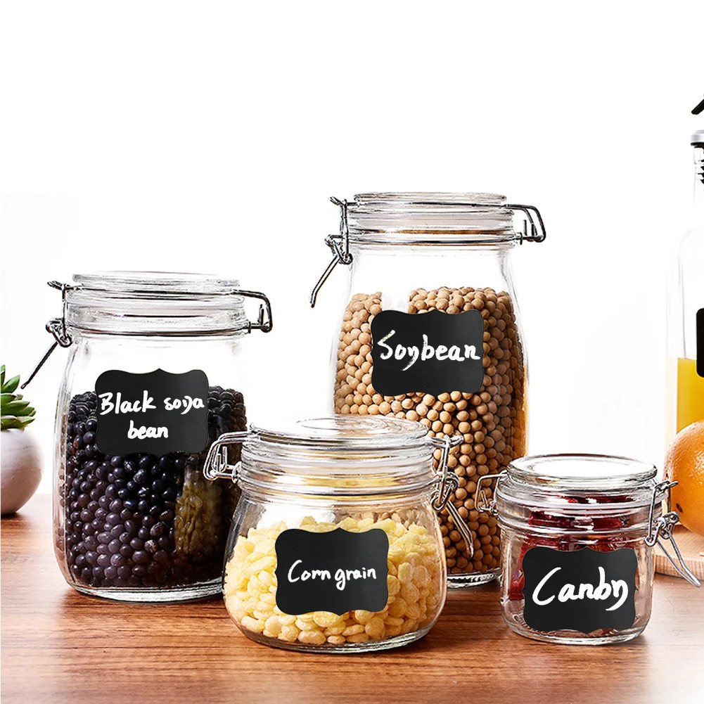 

120Buah Chalkboard Label Sticker Tahan Air Stiker Label Blackboard Papan Tulis
