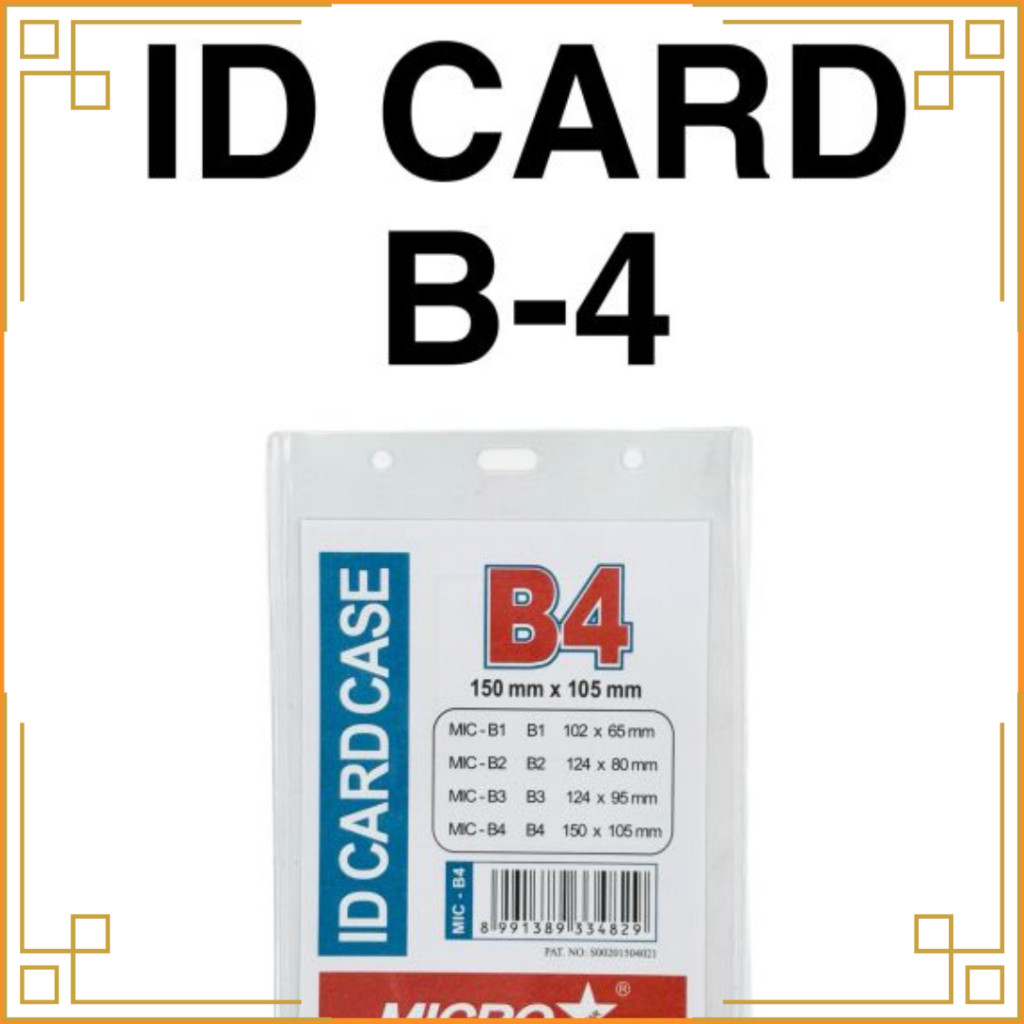 

MICRO STAR Plastik id card ukuran B2, B3, B4 isi 20