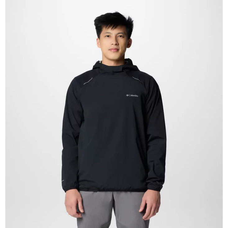 Jaket Columbia Tech Wind Black Windbreaker Jacket Jaket Columbia Waterproof Waterproof Hiking Trekin