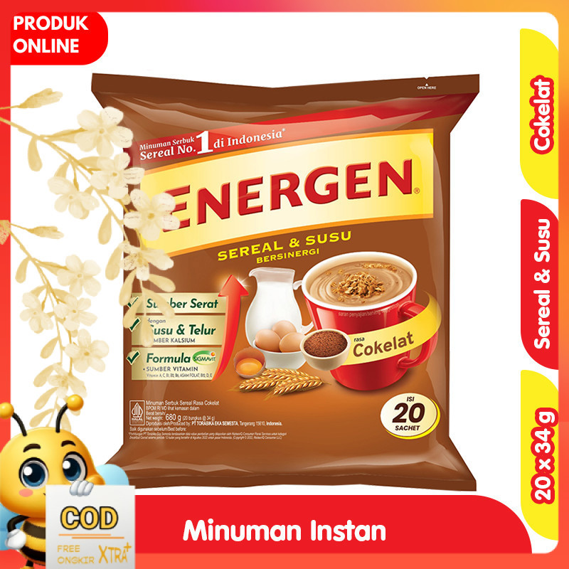 

Energen Minuman Sereal Cokelat 20 x 34 g