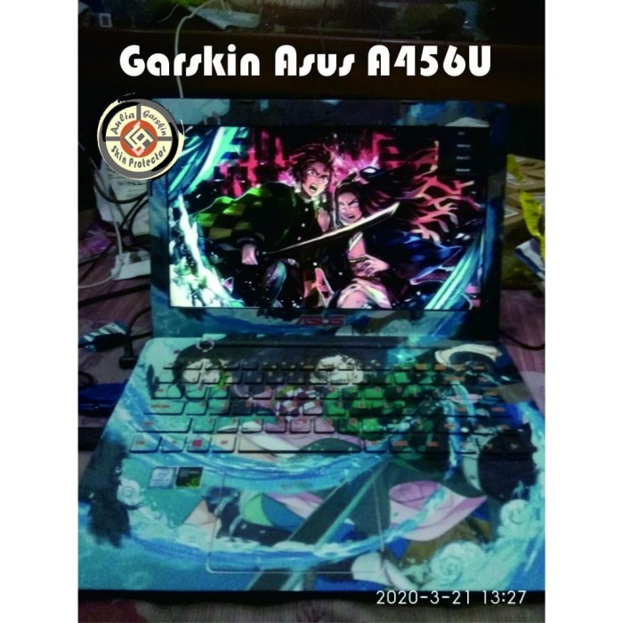 Garskin Laptop Full Body Asus A456U motif Anime - Free Custom motif