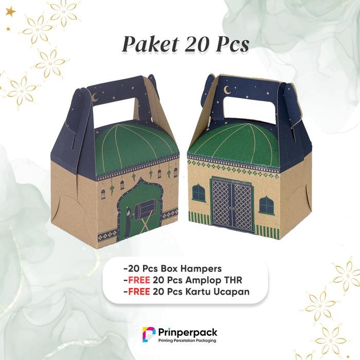 

MUMPUNG PROMO Gable Box Hampers Box Mini (Box Hampers, Free Amplop Unik & Kartu Ucapan) Hampers Box Lebaran - 20pcs TERLARIS