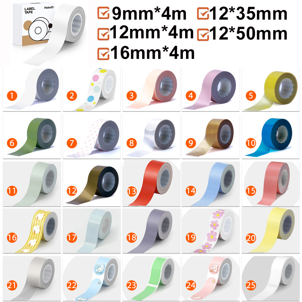 

MAKEID L1 Pocket Printer Thermal Label Printer Machine Bluetooth Connection Inkless Printing DIY Sticker for Home Office