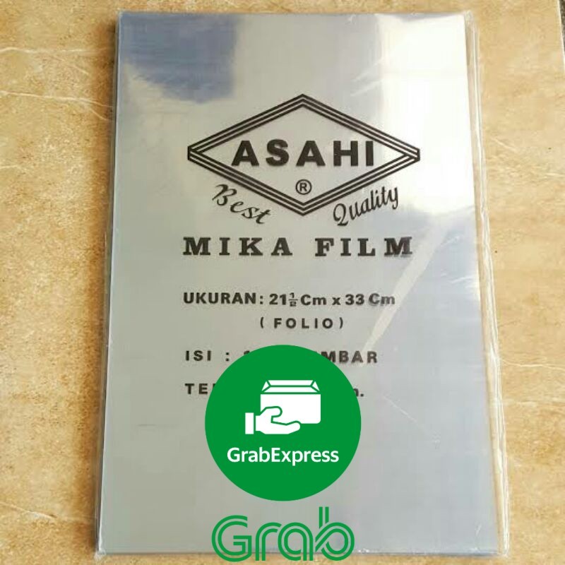 

Promo / Plastik Mika Jilid Asahi F4 (100 lembar) atk murah