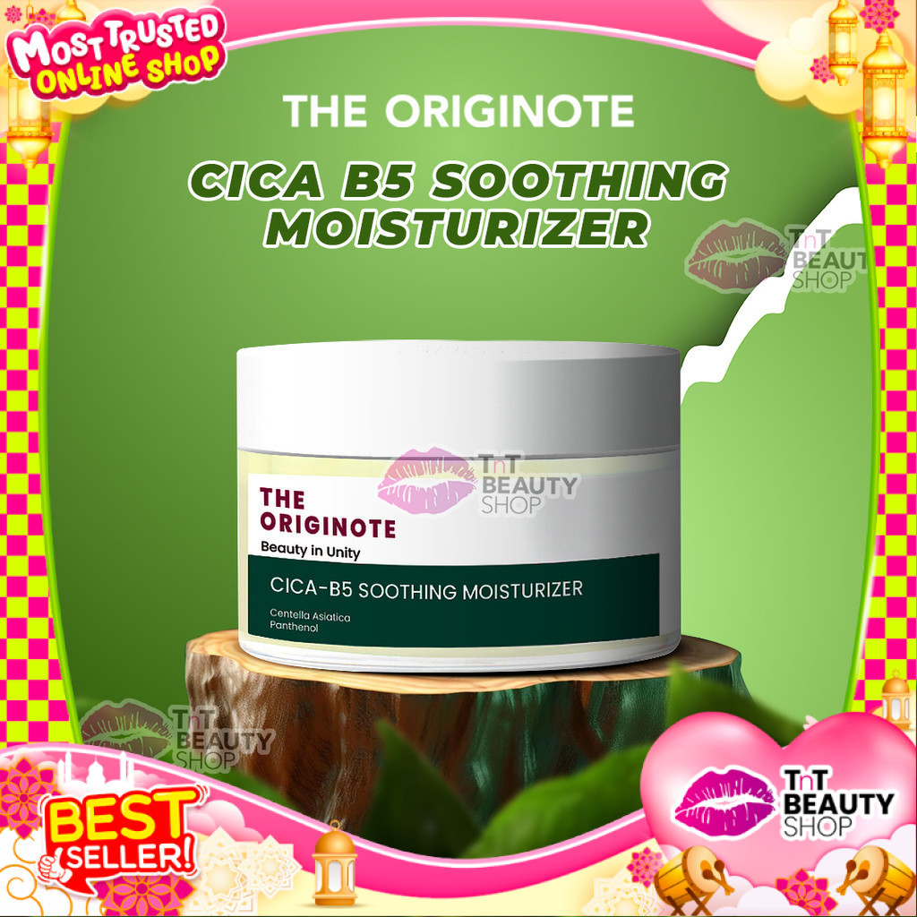 The Originote Cica B5 Soothing Moisturizer  - Moisturizer Menenangkan kulit Kemerahan Mengunci hidra