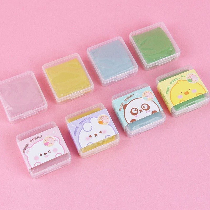 

4 Pcs Penghapus Karet Lembut Kartun Lucu Penghapus Kecil