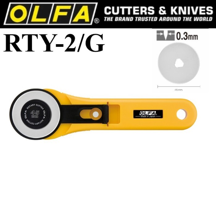 

Rotary Cutter RTY-2/G Olfa DIA 45mm