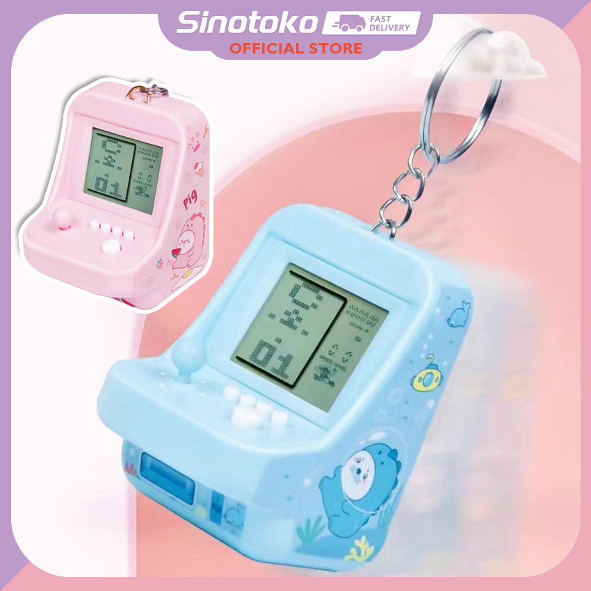 Gantungan Kunci Mesin Game Mini / Gantungan Kunci Mainan Mesin Game Genggam /  Gantungan Kunci Mesin