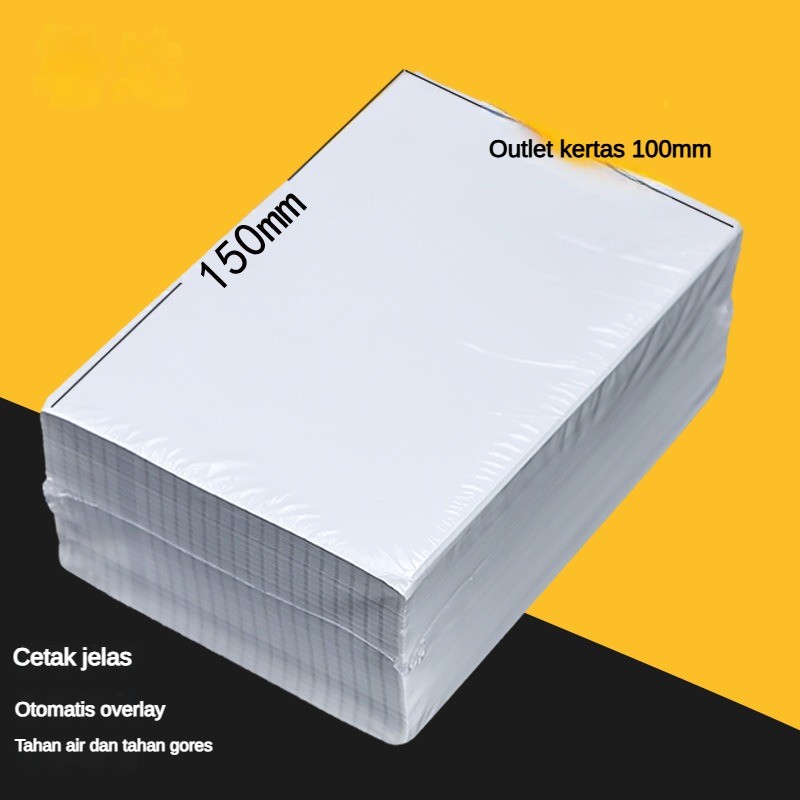 

Promo Kertas thermal tiga kali lipat 100*150*500 kertas cetak ekspres kertas cetak thermal printer