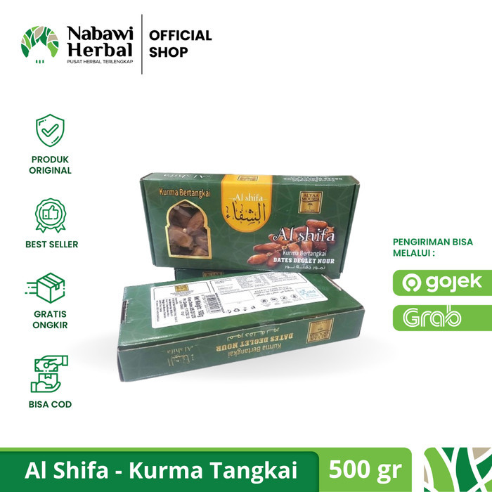 

AL SHIFA - Kurma Bertangkai Dates Deglet Nour 500gr