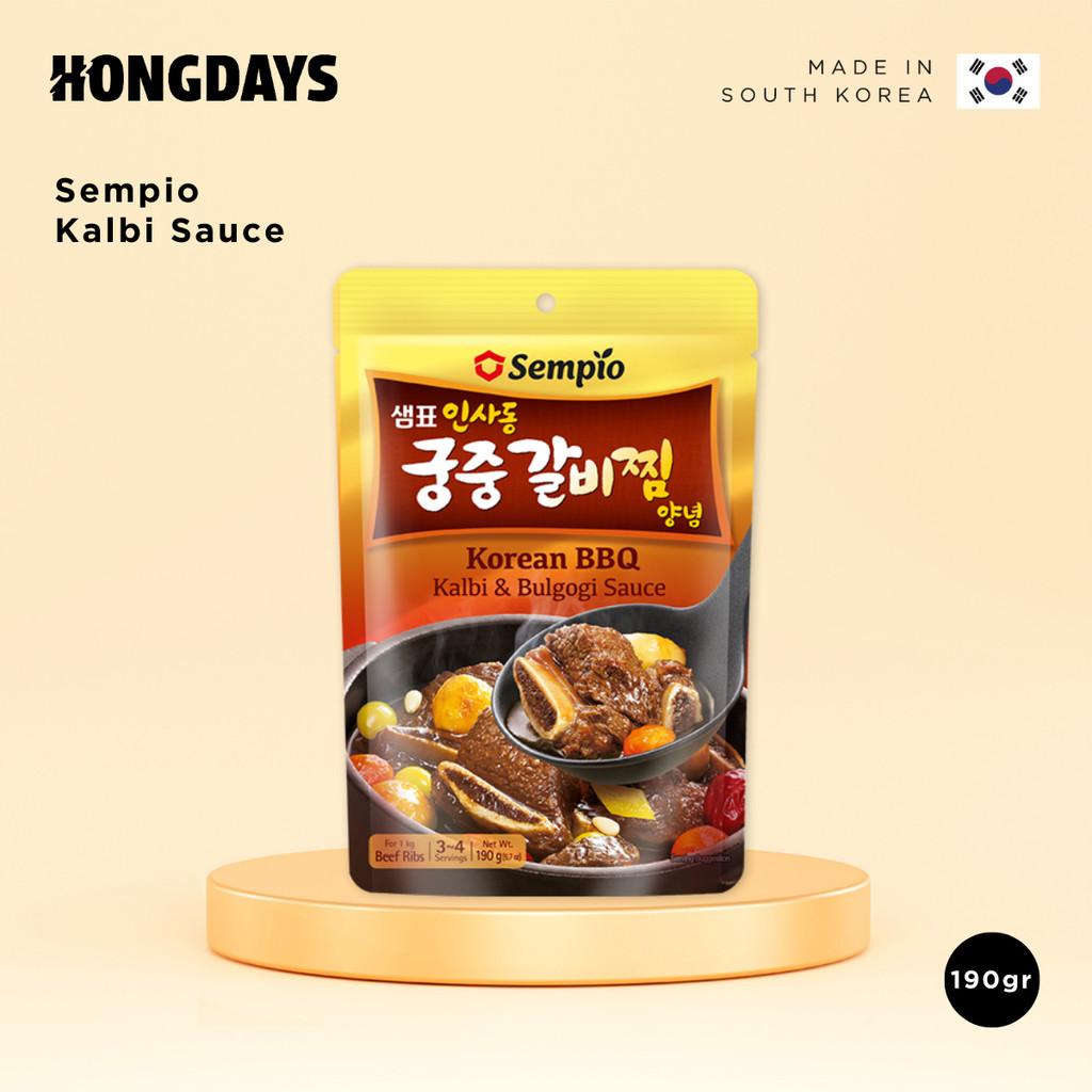 

Sempio Kalbi Sauce 190g - Saus Bumbu Untuk Daging - HONGDAYS