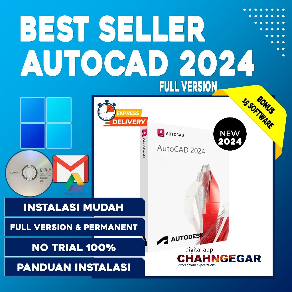 Software Arsitek 3D AUTOCAD 2025 2024 2022 2021 2020 Full Version Permanent Lifetime