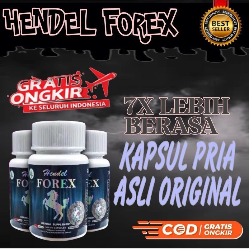 ORIGINAL, KAPSUL PRIA KUAT TAHAN LAMA HENDEL FOREX ASLI ORIGINAL OBAT KUAT PRIA DEWASA BERGARANSI BE