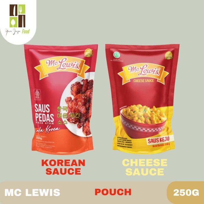 

Mc Lewis Cheese Sauce / Korean Sauce / Saus Keju / Saus Korea / Pedas / 250g