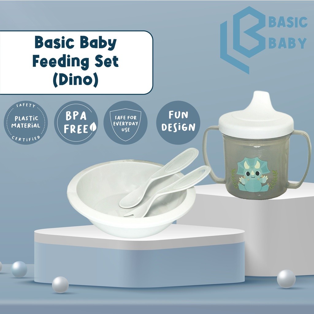 Basic Baby - Feeding set - Peralatan Makan