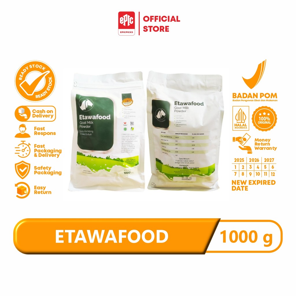 

Susu Kambing Etawa Bubuk 1kg Etawafood