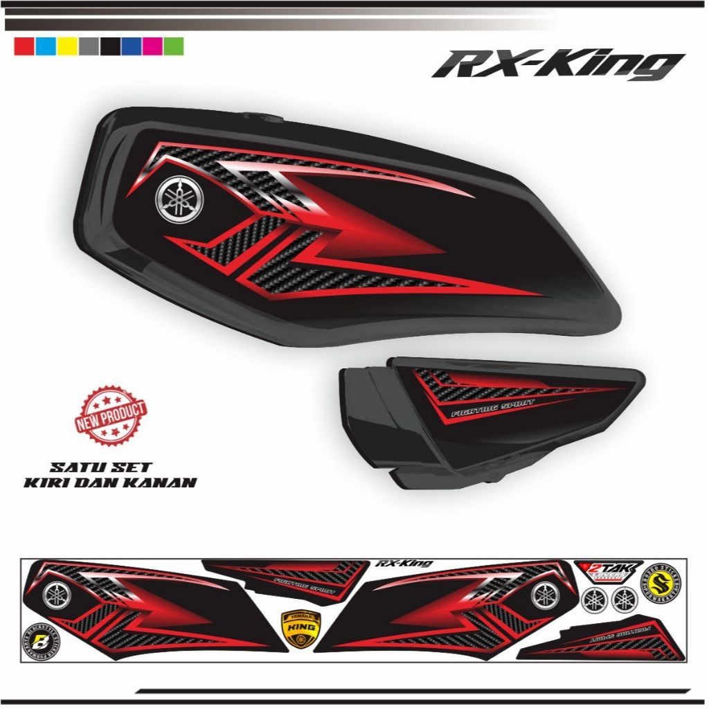 VARIASI STIKER RX-KING VARIASI STRIPING MOTIF RX KING KEREN SIMPLE