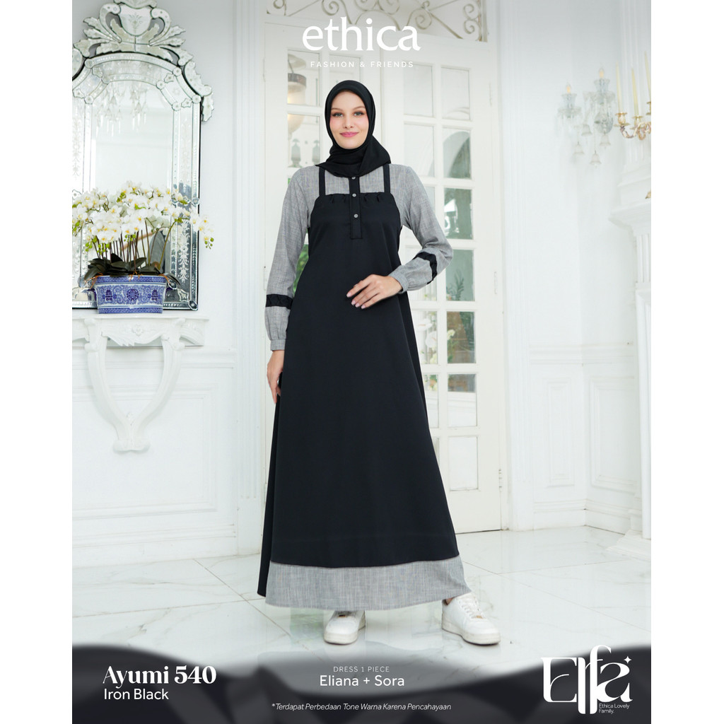 ETHICA Sarimbit Gamis Dewasa Simple Ayumi 540