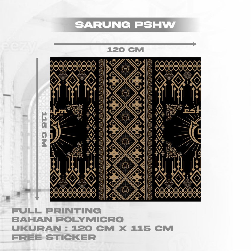 Sarung Batik Motif PSHW Desain Terbaru BY ASYAWIL_STORE21