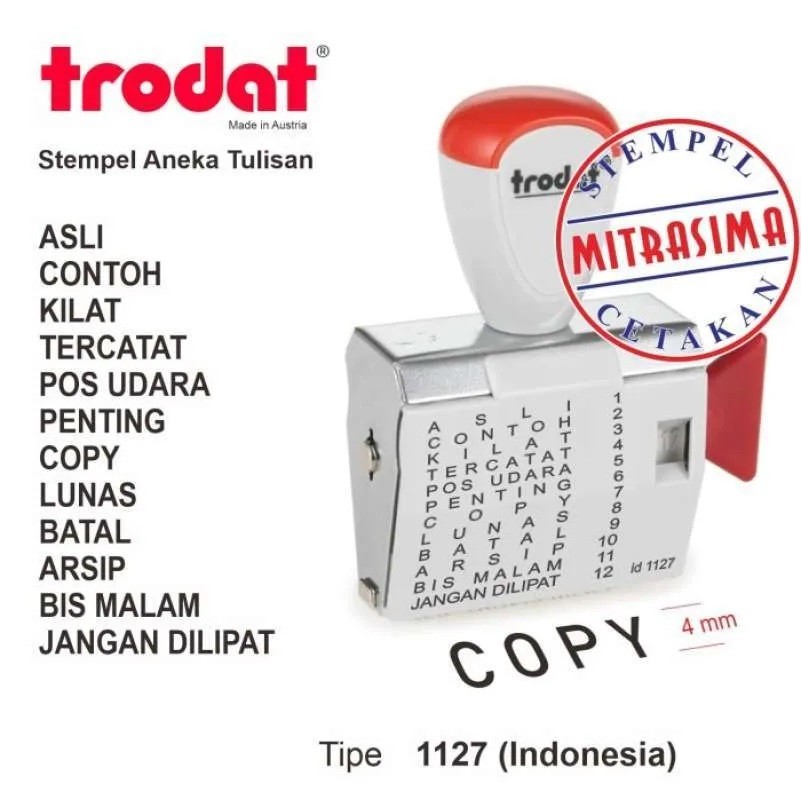 

TRODAT STEMPEL (INDONESIA ) 1127