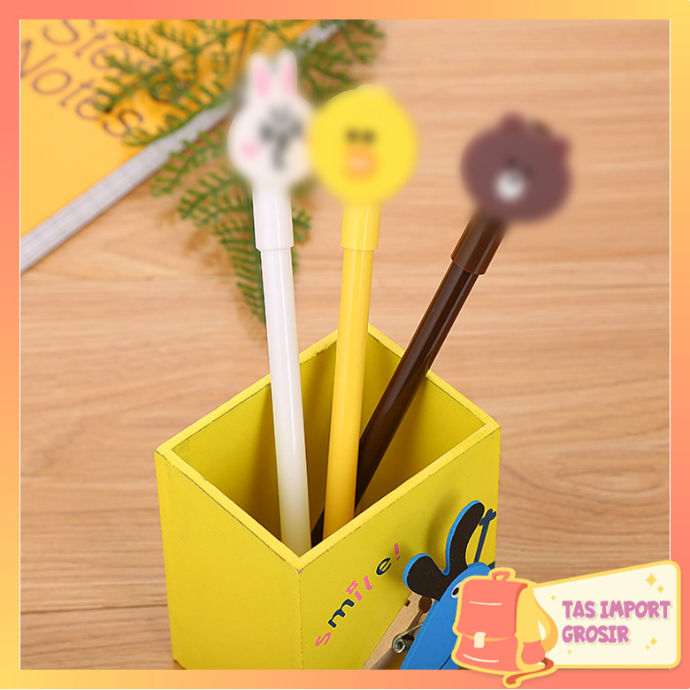 

Tas Import - S5612 Pena Karakter Gel Kelinci Beruang Bebek / Pulpen Karakter Alat Tulis Sekolah / ATK Pulpen Lancip Impor Murah