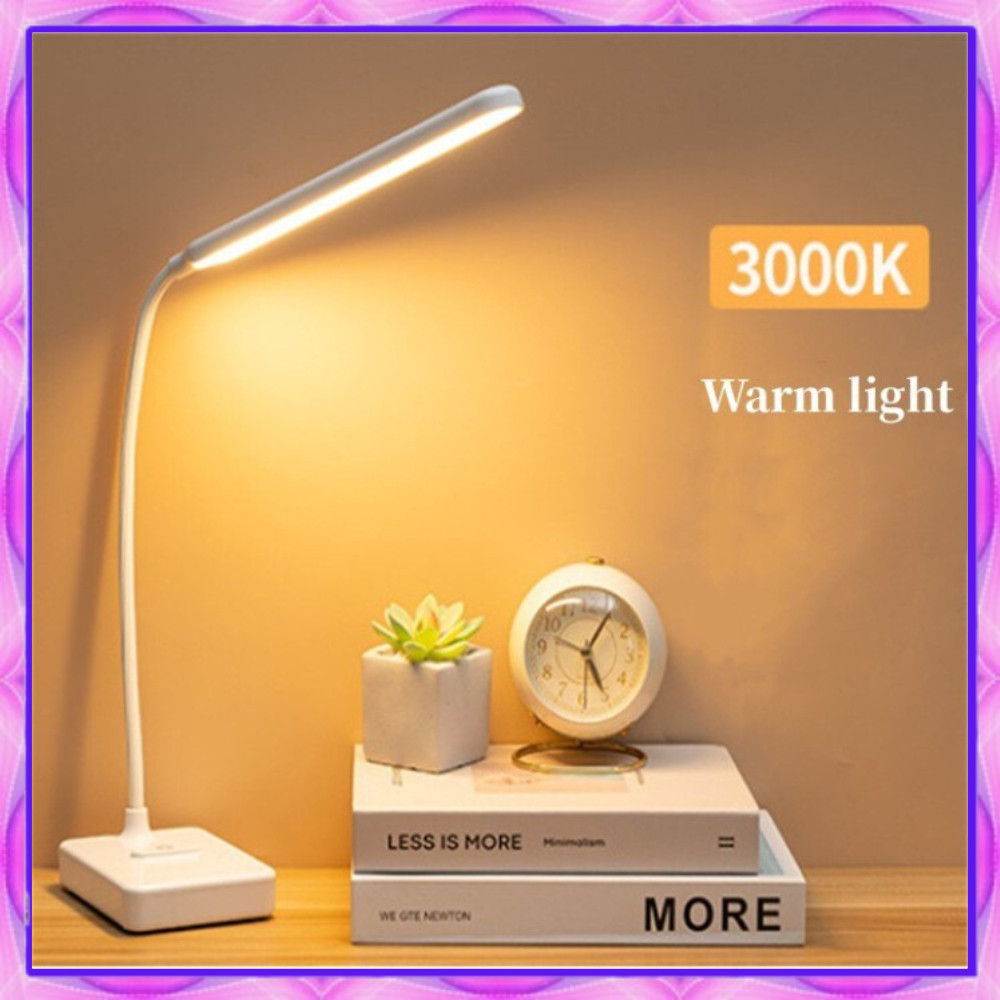 Lampu Meja Belajar Rechargeable Lamp 30 LED Lampu Meja / Lampu Belajar 3 in 1 TaffLED-COD