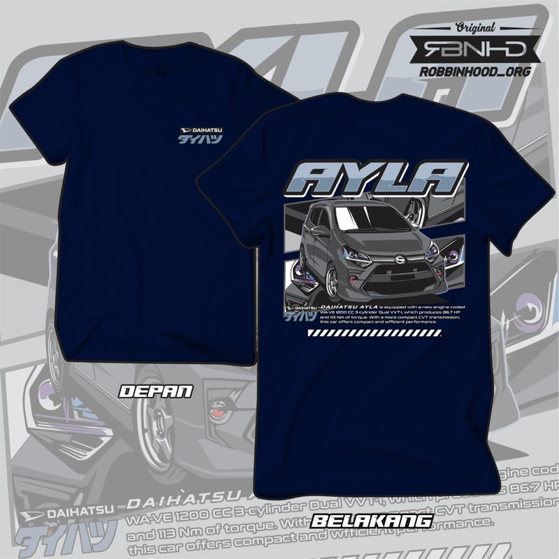 KAOS AYLA KAOS MOBIL DAIHATSU AYLA MODIFIKASI AYLA INDONESIA