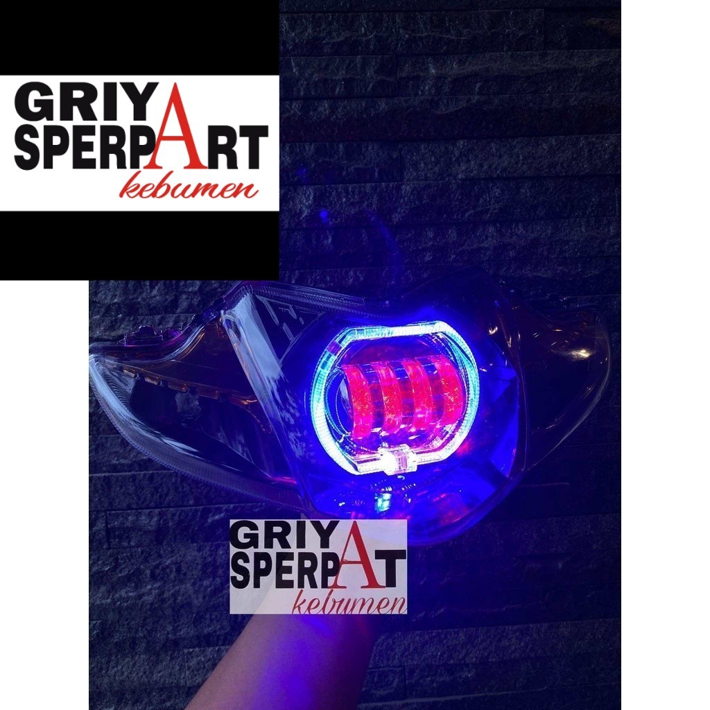 LAMPU DEPAN BILED REVO ABSOLUTE BILED PROJIE LED SUPER TERANG