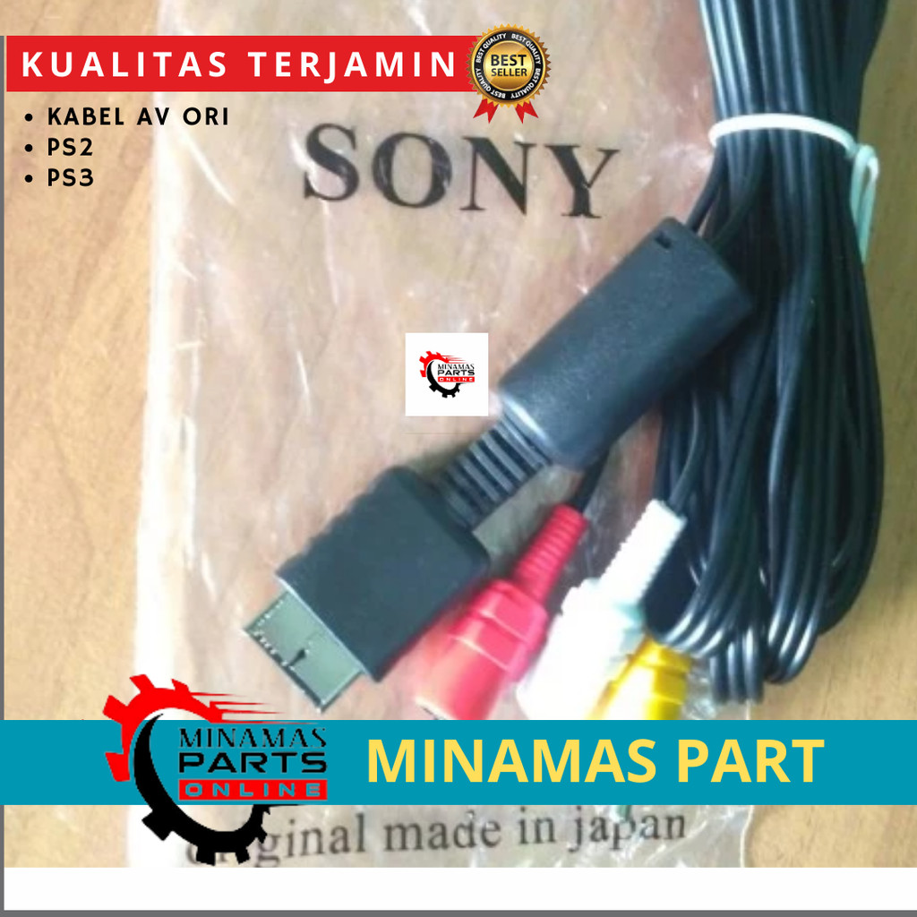 Kabel Cable AV Playstation PS3 - Kabel AV ps3 ps2 Kabel RCA playstation Kabel AV ps3 ori original