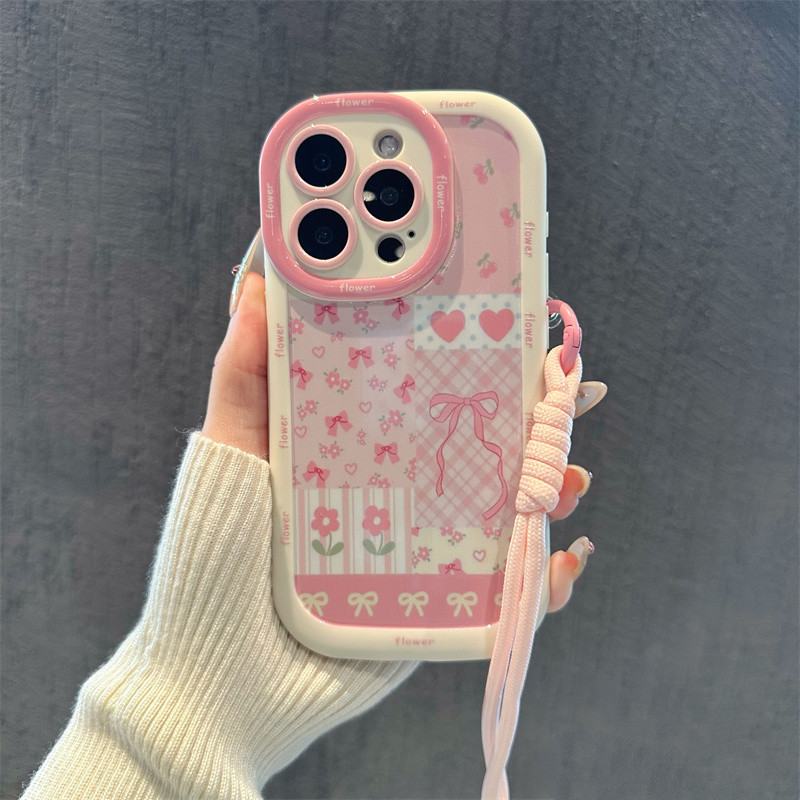 Kupu-kupu berwarna pink, bunga case VIVO Beruang kartun Casing ponsel cocok untukS17/S17 PRO/V29/Y17