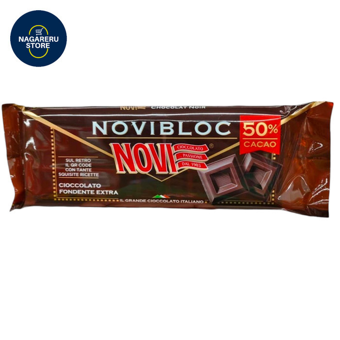 

Novi novibloc fondente (coklat hitam) 150 gr