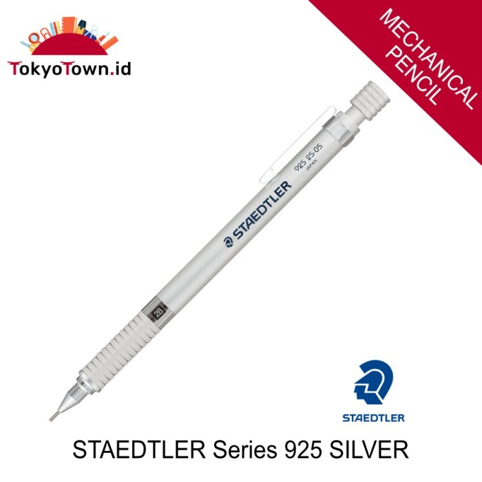 

[New]Promo STAEDTLER 925 Series Silver mechanical pencil # Uni, Pentel - 0.5mm