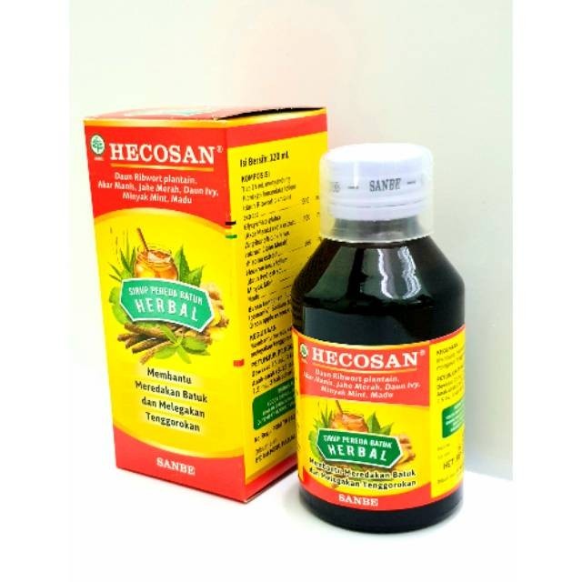 HECOSAN SIRUP batuk herbal SANBE JUMBO 120 ML