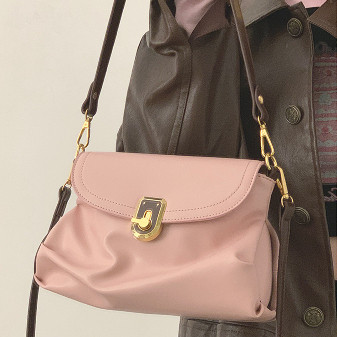 Shoulderbag White Rose MiuMiu Niche Tas Selempang Kulit Halus Polos Slingbag DMTS078